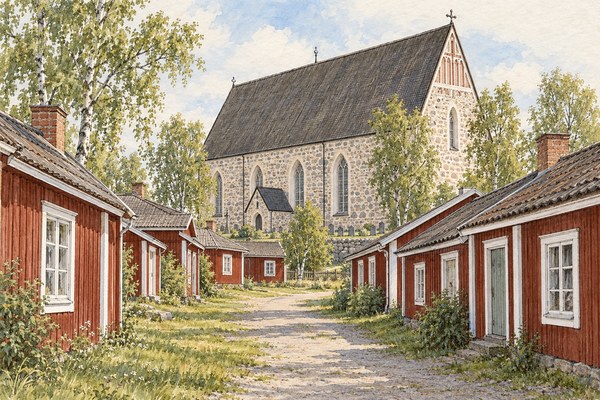 Gammelstad: il villaggio intorno alla chiesa