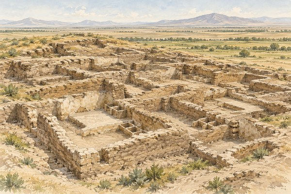 Catalhoyuk: case e vita nel Neolitico