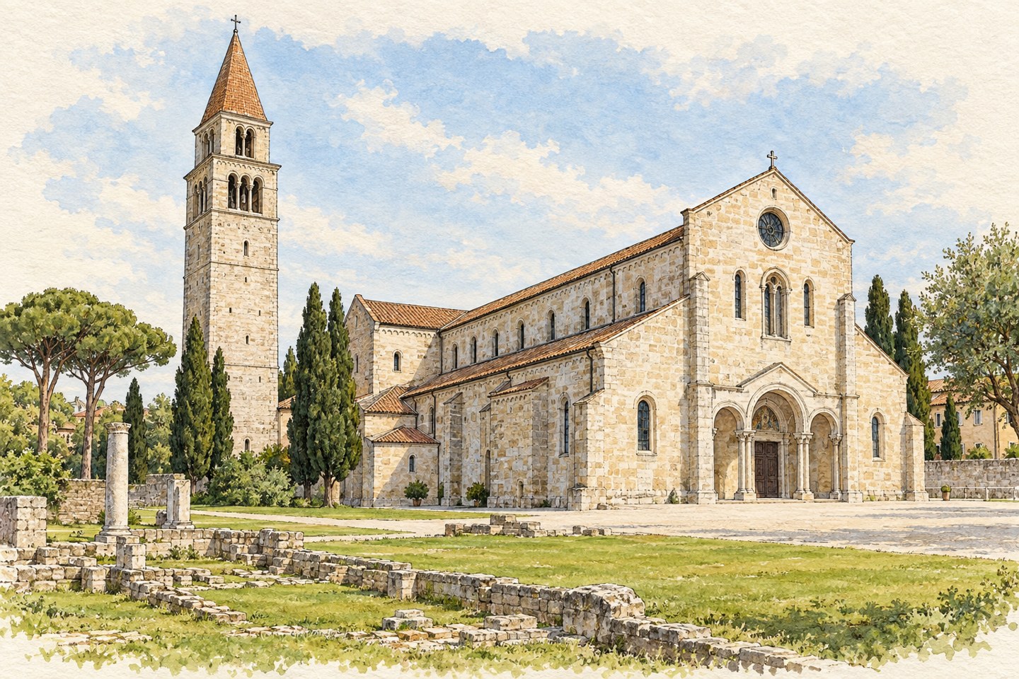 Audioguida Aquileia: area archeologica e basilica patriarcale