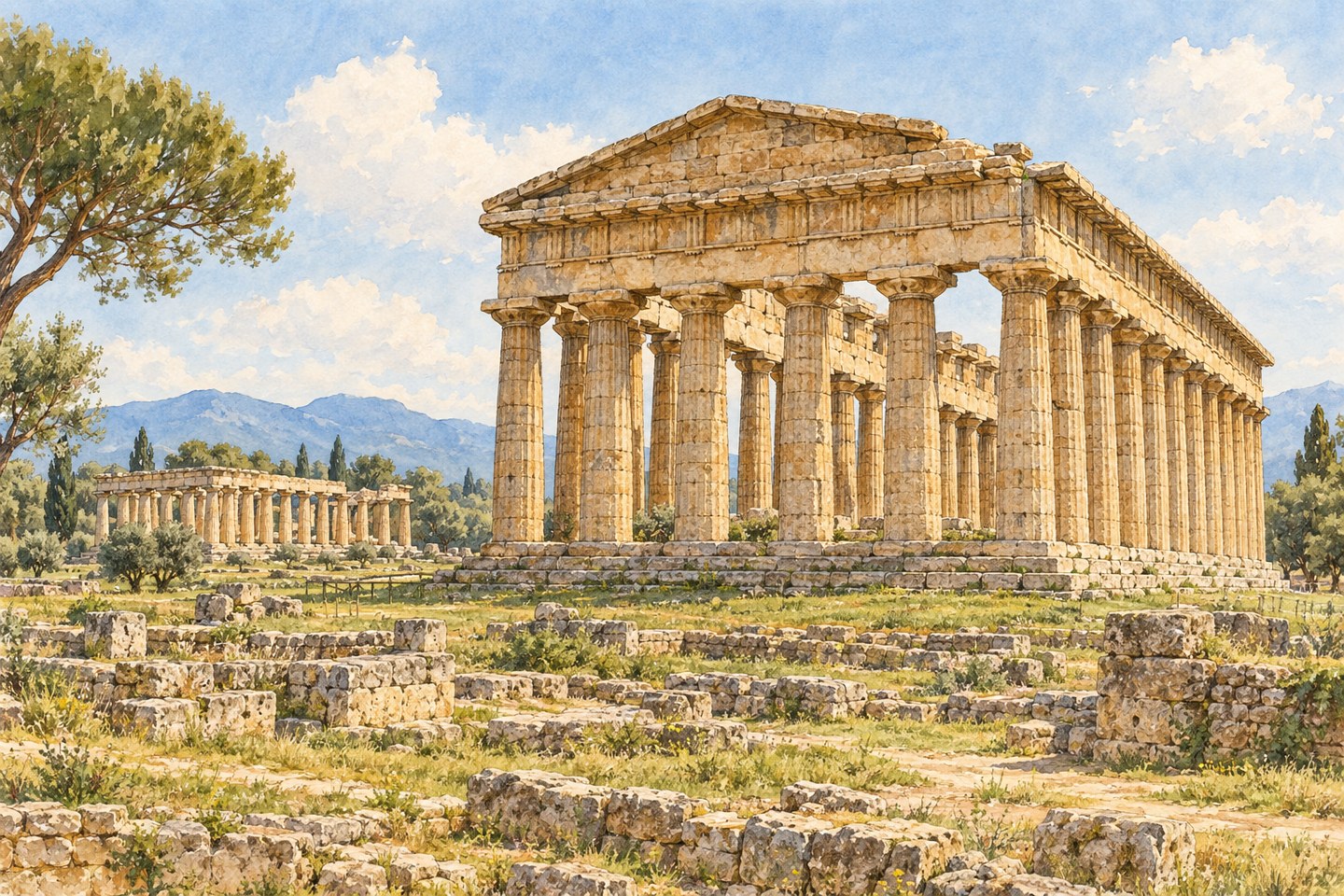 Audioguida Paestum: templi e citt� antica
