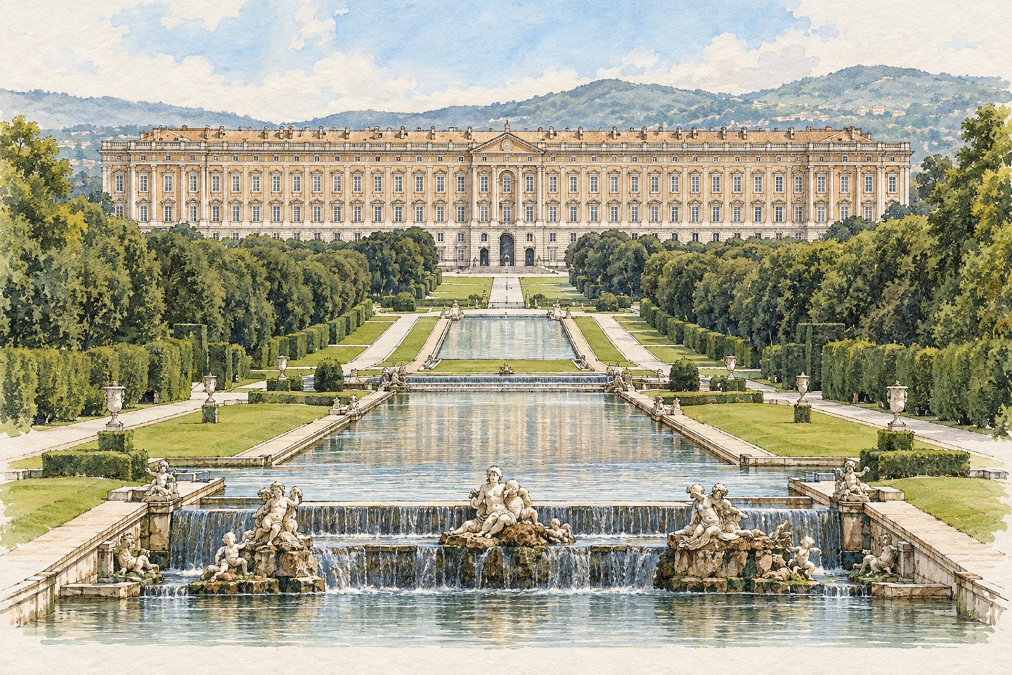 Audioguida Reggia di Caserta e parco reale