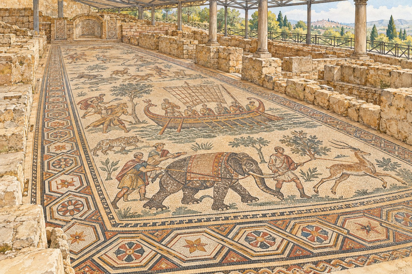 Audioguida Villa romana del Casale