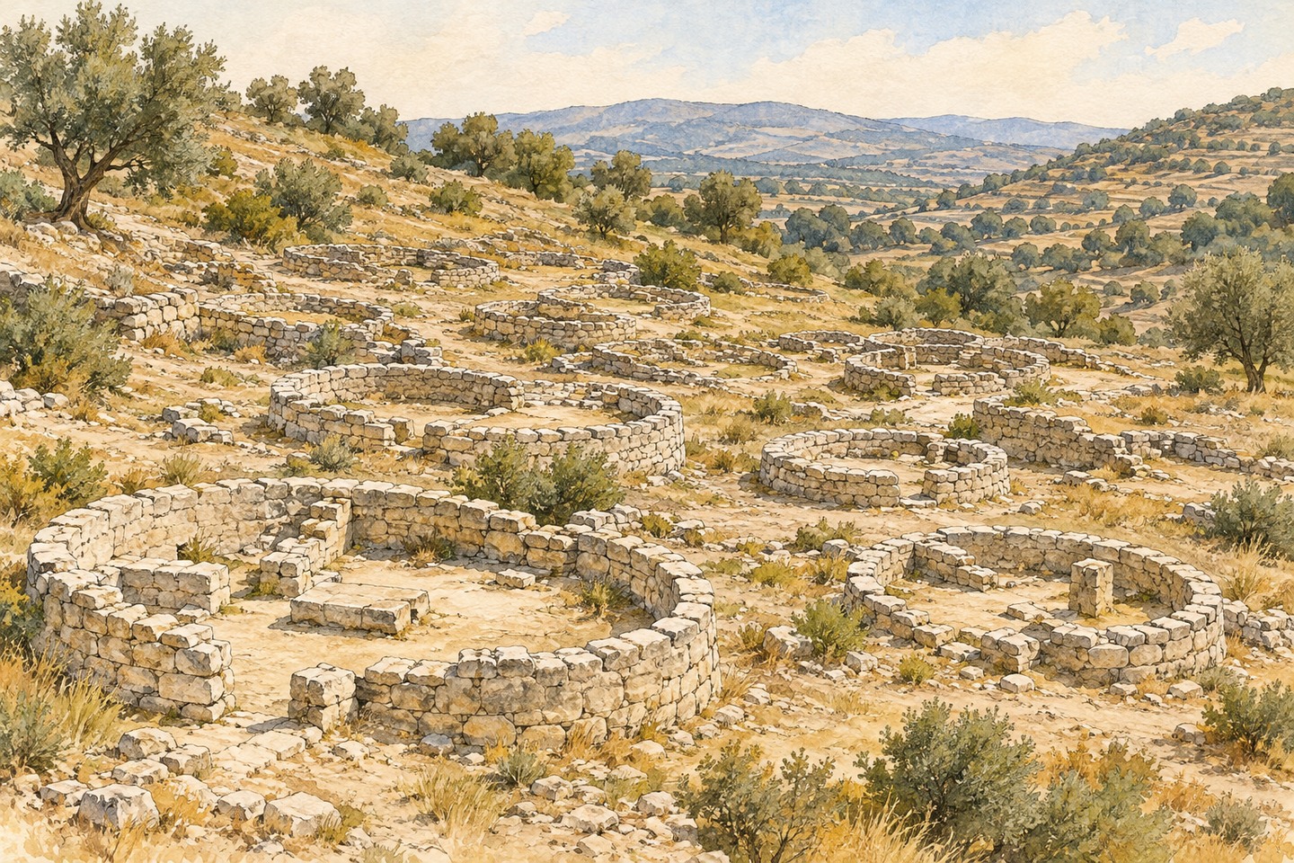 Audioguida Choirokoitia: il villaggio delle case circolari