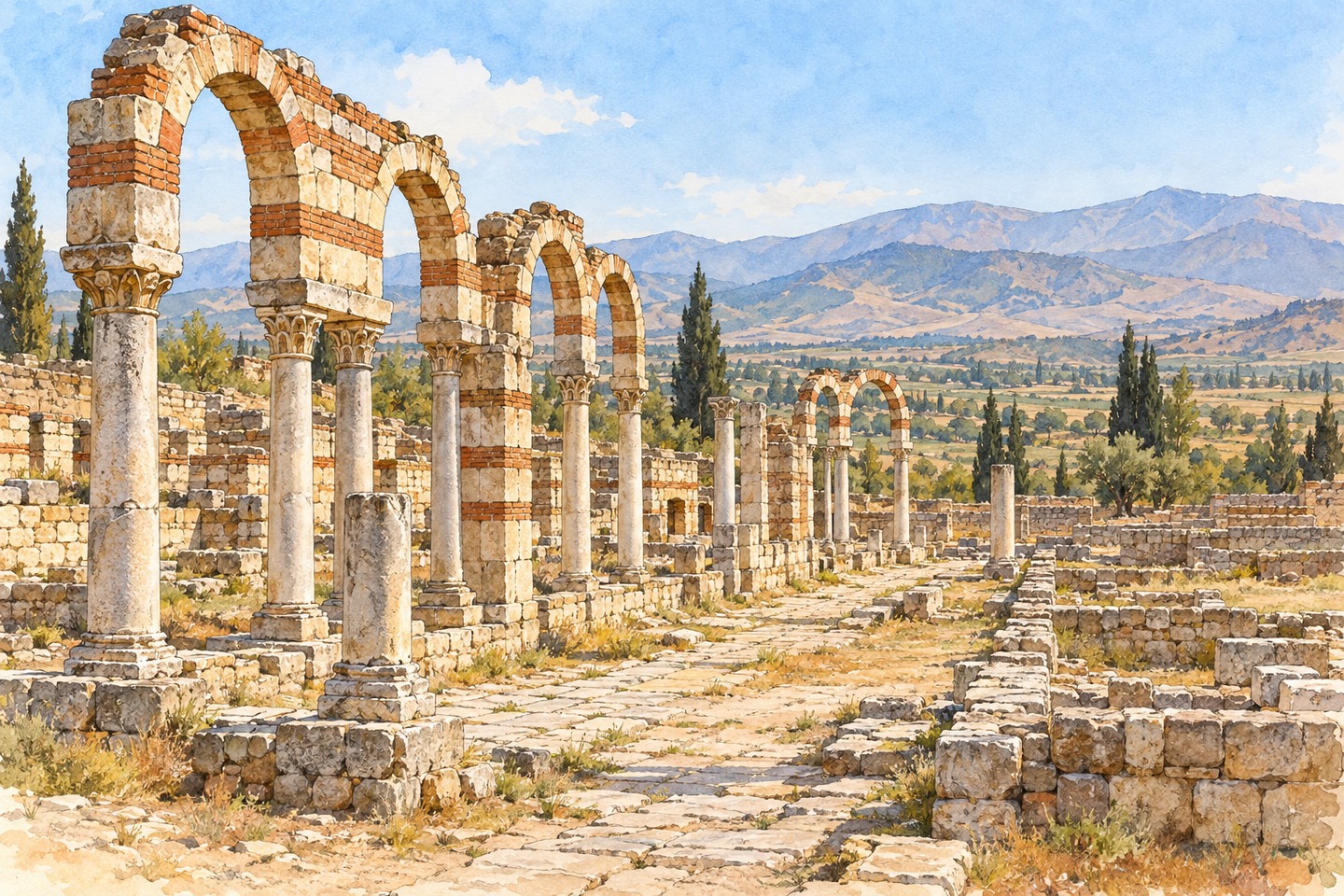 Audioguida Anjar: la citta degli Omayyadi