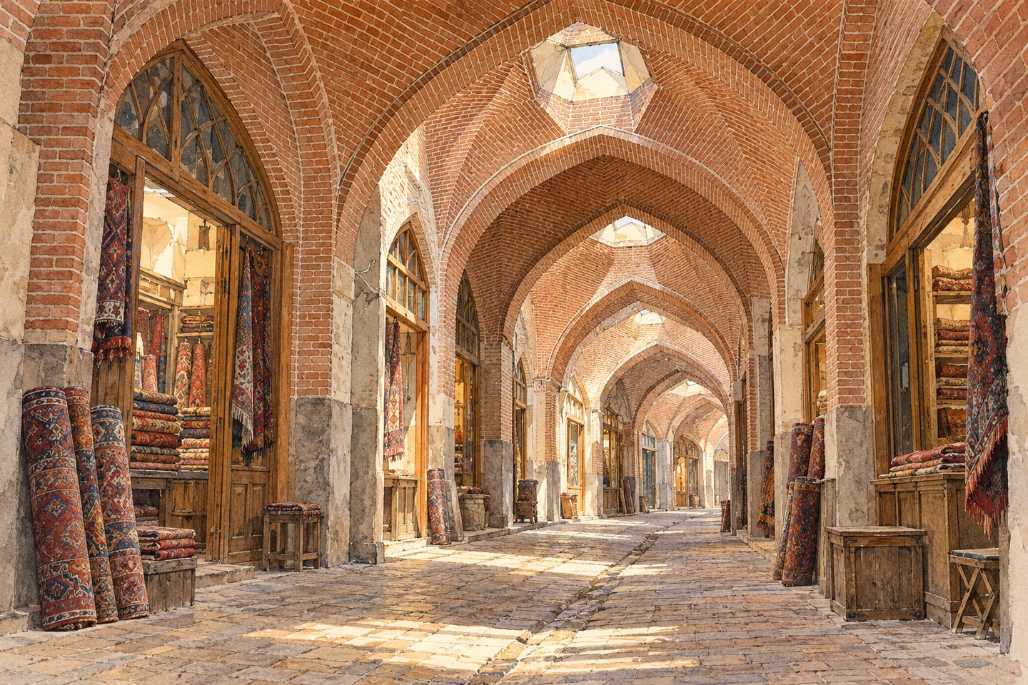 Audioguida Tabriz: percorsi nel bazar storico