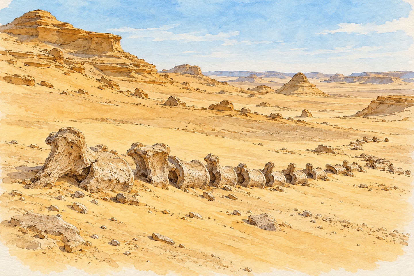 Audioguida Wadi al-Hitan: le balene nel deserto